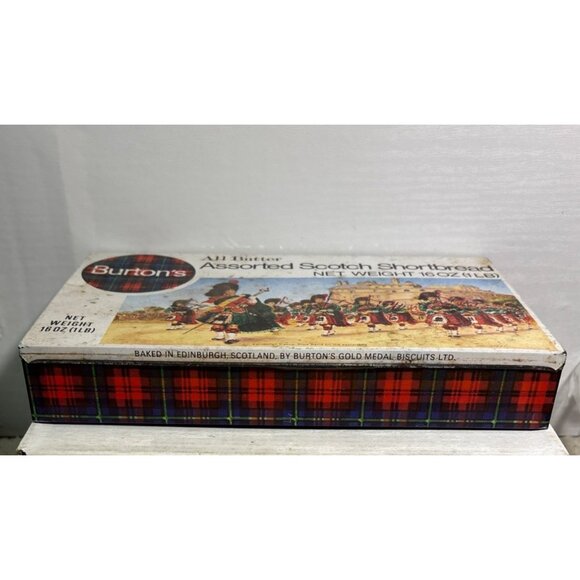 Burtons All Butter Assorted Scottish Shortbread Tin Scots Quard at Edinbourg Cas - Picture 2 of 12